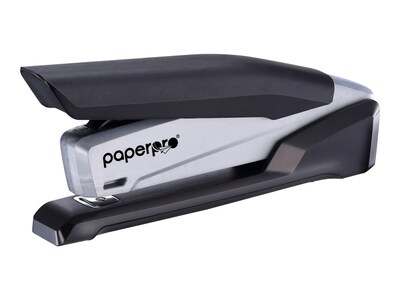 Bostitch InPower™ Spring-Powered Desktop Stapler, 20-Sheet, Full-Strip Capacity, Black/Gray (1100)
