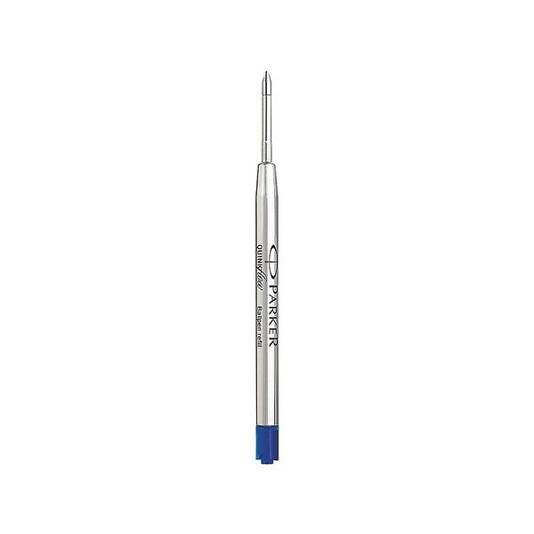 Parker Quinkflow Ballpoint Pen Refill, Medium Tip, Blue Ink (1950371)