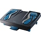 Fellowes Energizer Tilt Adjustable Footrests, Charcoal/Blue/Gray (8068001)