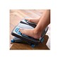 Fellowes Energizer Tilt Adjustable Footrests, Charcoal/Blue/Gray (8068001)