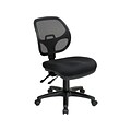 Office Star Proline II Mesh Back Fabric Task Chair, Black (2902-231)