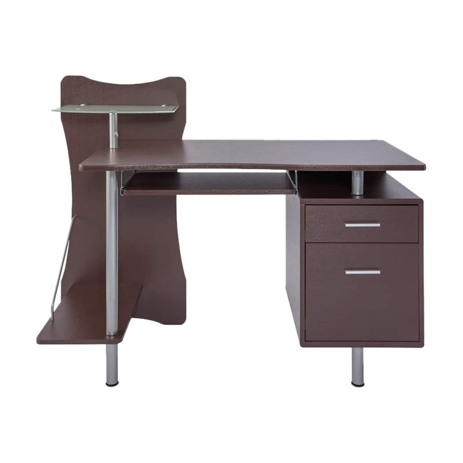 Techni Mobili 51W Computer Desk, Brown (RTA-325-CH36)