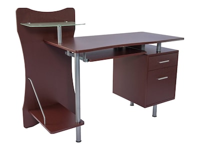 Techni Mobili 51"W Computer Desk, Brown (RTA-325-CH36)