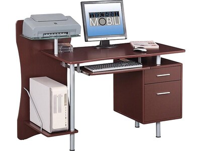 Techni Mobili 51"W Computer Desk, Brown (RTA-325-CH36)