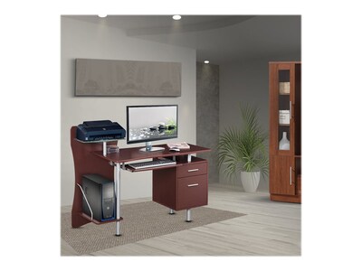 Techni Mobili 51"W Computer Desk, Brown (RTA-325-CH36)