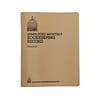 Dome Monthly Bookkeeping Record, Brown (612)