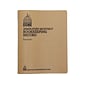 Dome Monthly Bookkeeping Record, 8.75 x 11.25, Brown (612)