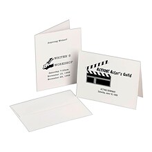 Avery Note Cards with Envelopes, Matte White, 4.25 x 5.5, Laser, 60/Pack (05315)