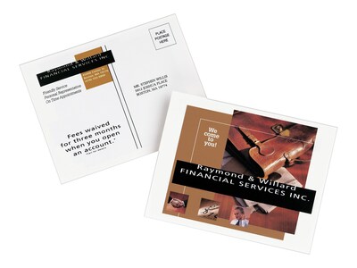 Avery Glossy Postcards, 5.5 x 4.25, White, 100/Box (8383)