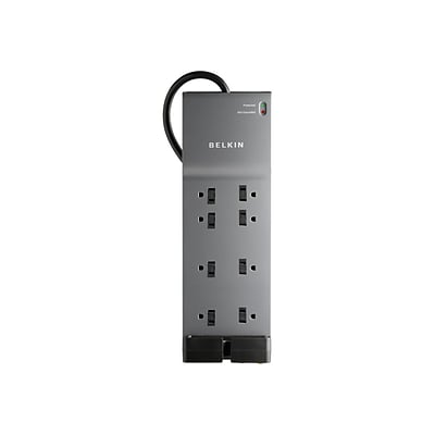 Belkin with Telephone Protection 8 Outlets Home/Office Surge Protector, 6 Cord, (BKNBE10820006)
