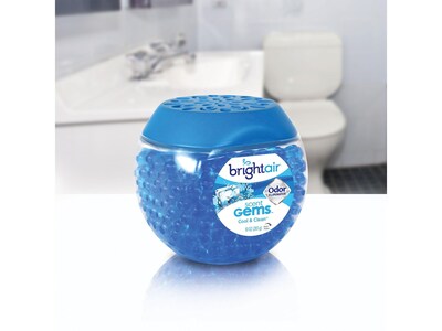 Bright Air Scent Gems Solid Air Freshener, Cool and Clean (900228)