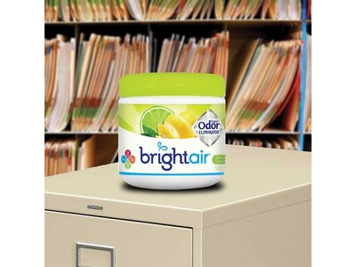 Bright Air Super Odor Eliminator Solid Air Freshener, Zesty Lemon & Lime (900248)