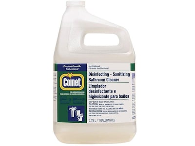 Comet Closed-Loop Disinfecting-Sanitizing Bathroom Cleaner, 1 Gallon, 3/Carton (20542)