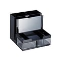 OfficeMate VersaPlus Photo 9 Compartment Plastic Compartment Storage, Black (23112)