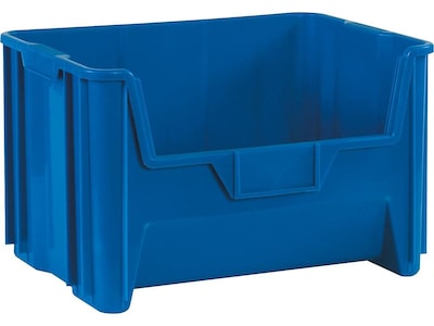 Quill Brand Giant Storage Bins, Blue, 3/Carton (BING110)