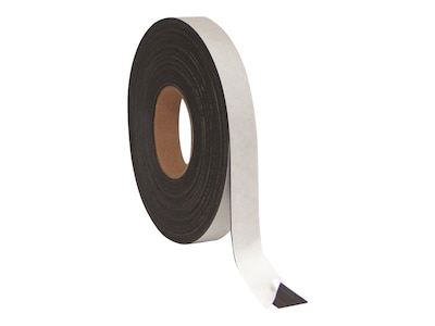 MasterVision Magnetic Tape, 1/2W x 2.33 yds., Black (FM2319)