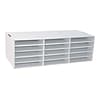 Classroom Keepers Stackable Cardboard File Organizer, White (001310)