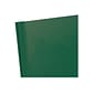 Oxford Clear Front Report Cover, Letter Size, Hunter Green, 25/Box (OXF 55856)