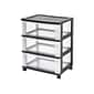 Iris® Wide Rolling Cart; 3-Drawer