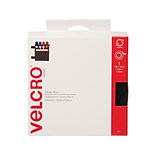 Velcro® Brand 3/4 x 15 Sticky Back Hook & Loop Fastener Roll, Black (90081)