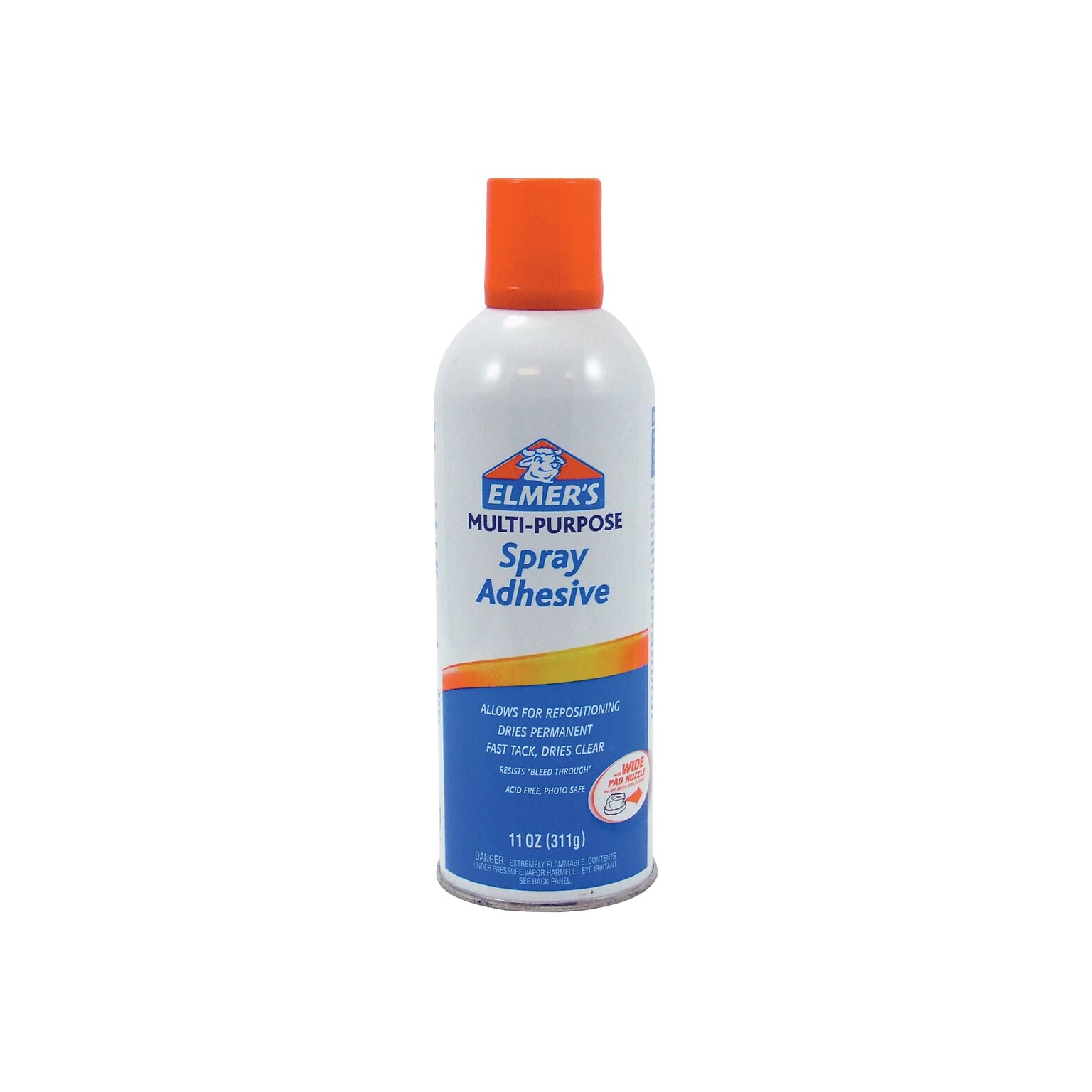 Elmers Multi-Purpose Craft Glue Spray Adhesive, 11 oz., White (E451)