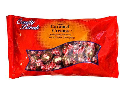 Goetzes Chewy & Gummy, Caramel Creams, 32 Oz. (120)