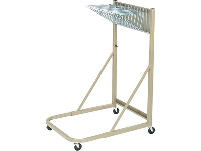 Safco Metal Mobile Cart, Tropic Sand (5026)
