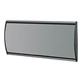 Advantus People Pointer Wall/Door Aluminum/Plastic Sign, Black/Silver (75390)