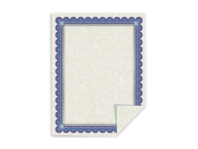 Southworth Foil Enhanced Parchment Certificates, 8.5" x 11", Ivory, 15/Pack (CT1R)