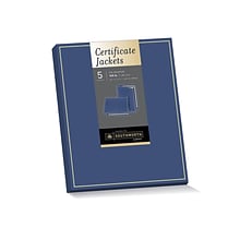 Southworth Certificate Holders, 8.5 x 11, Navy, 5/Pack (PF6)