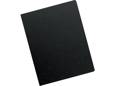 Fellowes Futura Presentation Covers, Oversize, Black, 25/Pack (5224701)