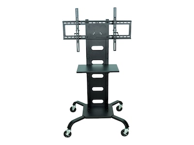 Luxor Steel Pedestal TV Stand, Screens up to 60, Black (WPSMS51)