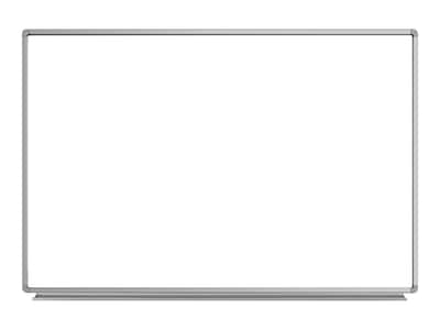 Luxor Steel Dry-Erase Whiteboard, Aluminum Frame, 4' x 3' (WB4836W)