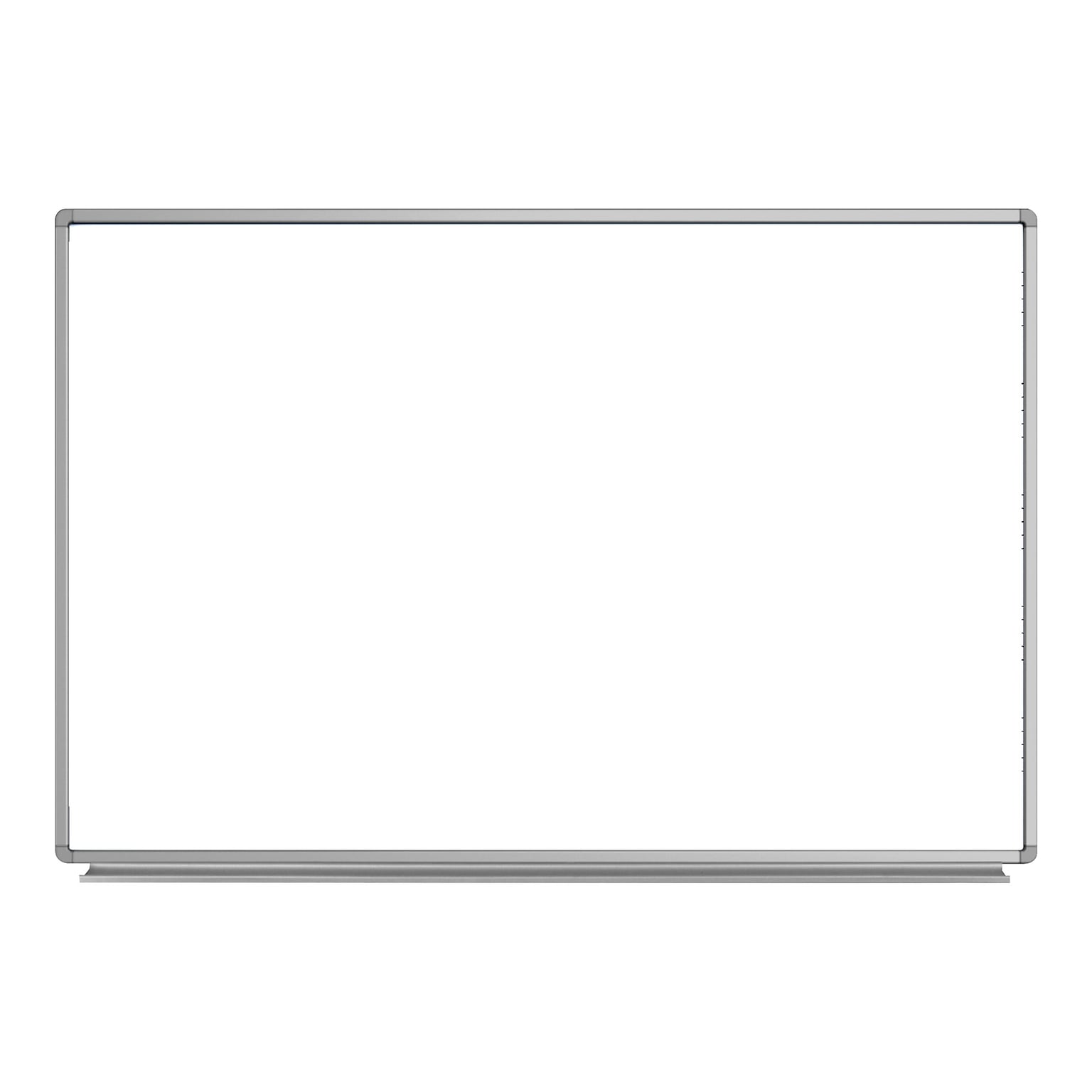 Luxor Steel Dry-Erase Whiteboard, Aluminum Frame, 4 x 3 (WB4836W)