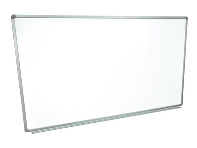 Luxor Steel Dry-Erase Whiteboard, Aluminum Frame, 6' x 3' (WB7240W)