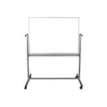 Luxor Steel Mobile Dry-Erase Whiteboard, Aluminum Frame, 4 x 3 (MB4836WW)