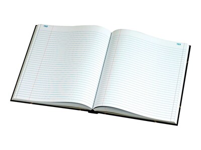Staples® Record Book, 300 Pages, Black (18658/26510)