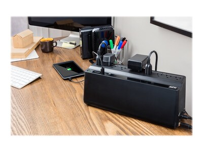 APC Back-UPS 850VA Battery Backup & Surge Protector, 9-Outlets 2 USB (BE850G2)
