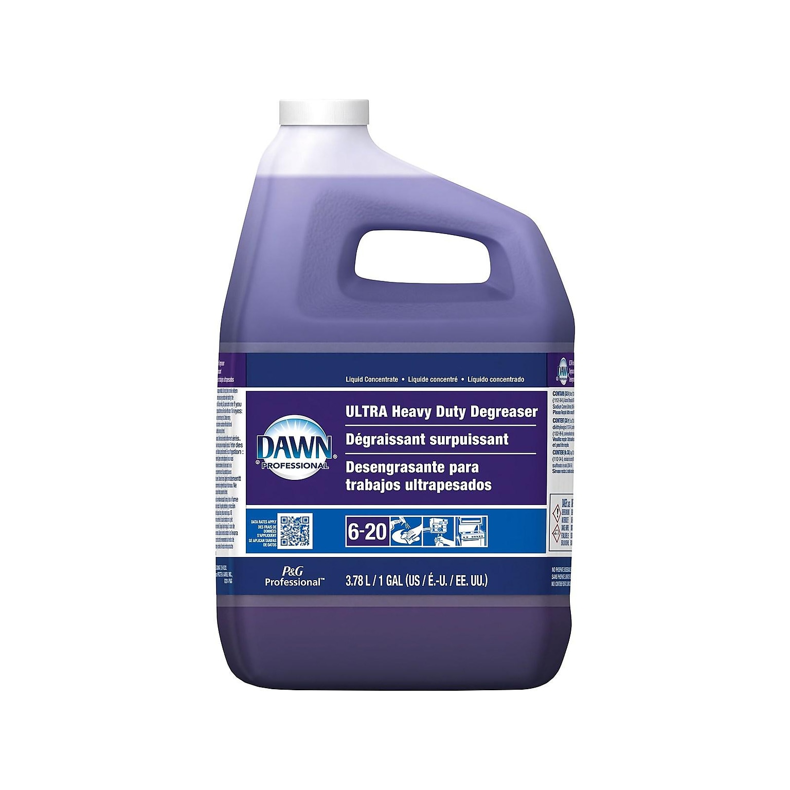 Dawn Professional Ultra Multipurpose Cleaner and Degreaser for P&G Professional Systems, Pine, 3.78 L / 1 Gal., 2/Carton (57510)