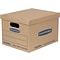 Bankers Box® SmoothMove 15 x 10 x 12 Moving Box, Kraft, 10/Carton (7714203)