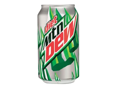 Mountain Dew Diet Soda, 12 oz., 24/Carton (83777)