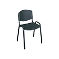 Safco Polypropylene Banquet/Reception Chairs, Black, 4/Pack (4185BLK)