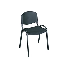 Safco Polypropylene Banquet/Reception Chairs, Black, 4/Pack (4185BLK)