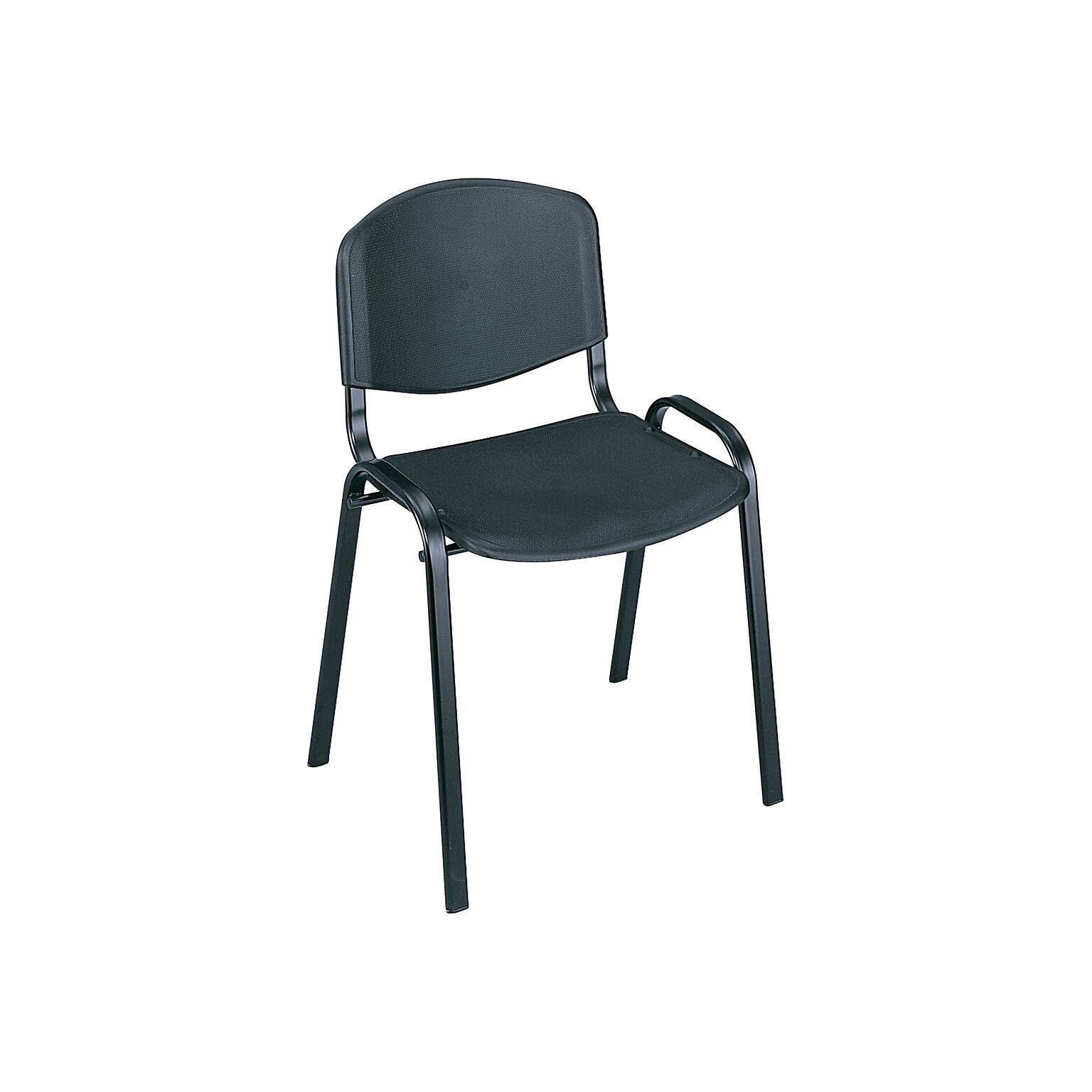 Safco Polypropylene Banquet/Reception Chairs, Black, 4/Pack (4185BLK)