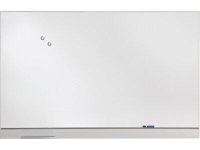 ICEBERG Polarity Steel Dry-Erase Whiteboard, Aluminum Frame, 6 x 4 (31260)