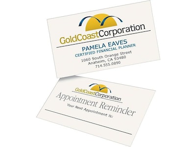 Avery Printable Business Cards, Laser Printers, 2,500 Cards, 2 x 3.5  (5911), White