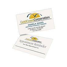 Avery Clean Edge Business Cards, 3.5 x 2, Matte, Ivory, 200/Pack (8876)