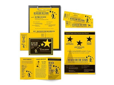 Astrodesigns 65 lb. Cardstock Paper, 8.5" x 11", Solar Yellow, 250 Sheets/Pack (22731)