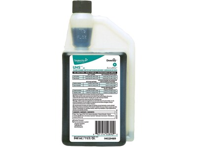 UHS SC 4 Hard Floor Cleaner for Diversey Accumix, Ammonia, 946 mL / 1 U.S. Qt., 6/Carton