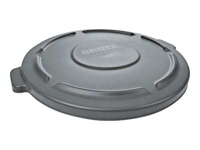 Rubbermaid BRUTE Indoor Lid, Gray Polyethylene, 32 Gal. (FG263100GRAY)